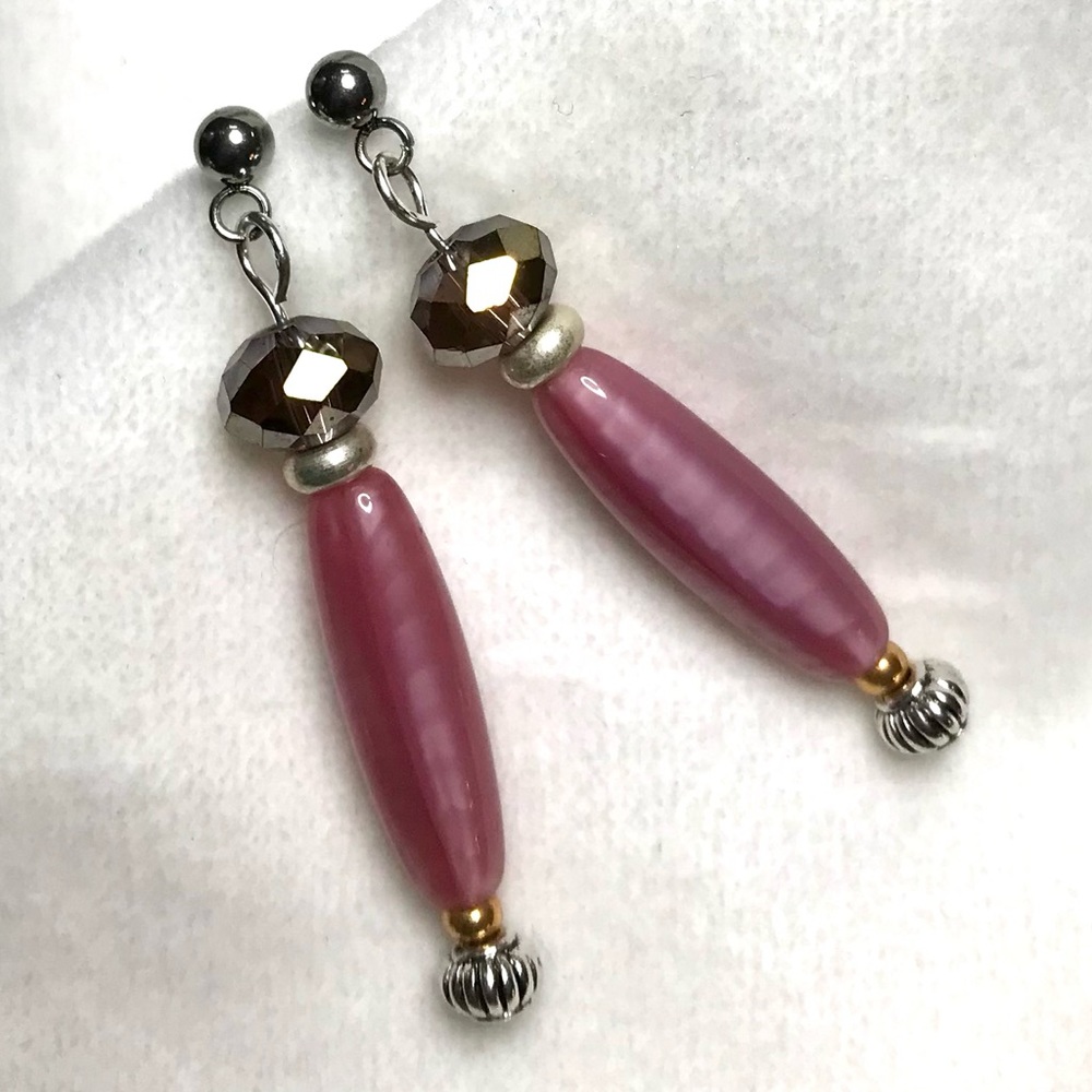 Handmade Earrings with Vintage and Modern Elements (E152-5H)